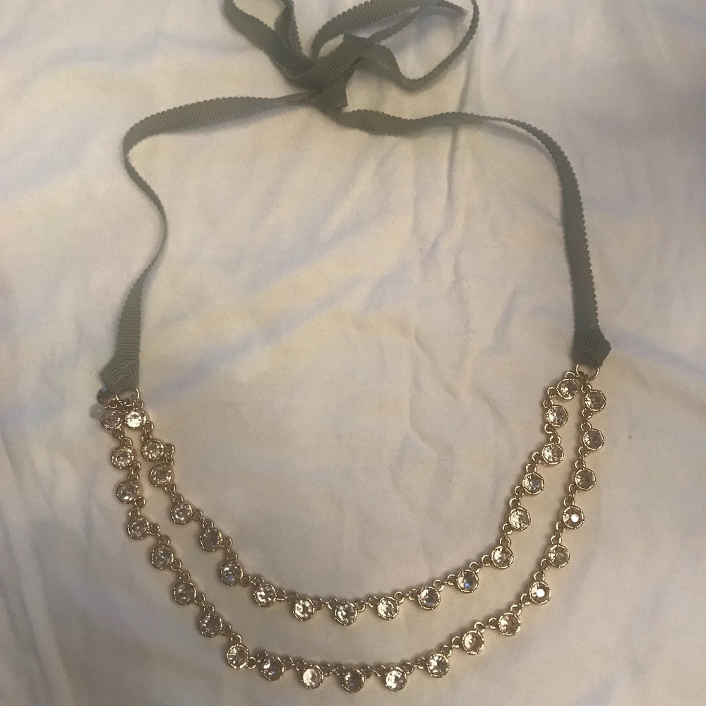 J. Crew rhinestone necklace